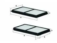 Филтър купе (поленов филтър) UNIFLUX FILTERS     