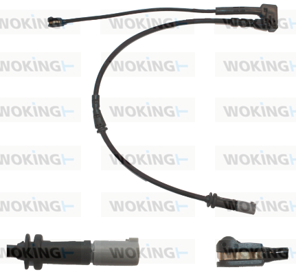 предупредителен контактен сензор, износване на накладките WOKING              