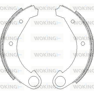 комплект спирачна челюст WOKING              