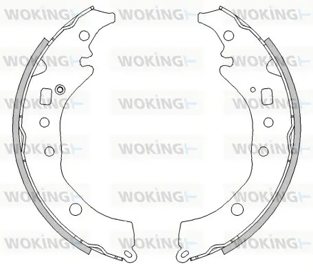 комплект спирачна челюст WOKING              
