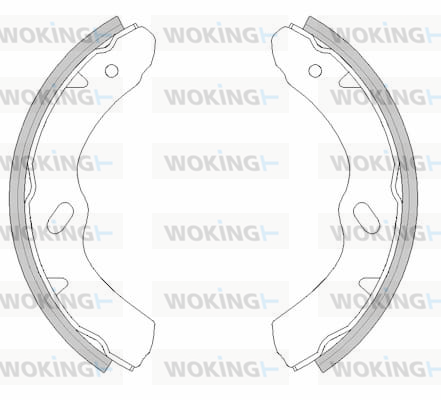 комплект спирачна челюст WOKING              