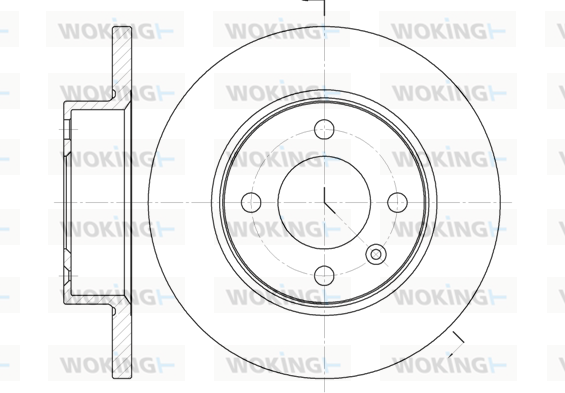 спирачен диск WOKING              