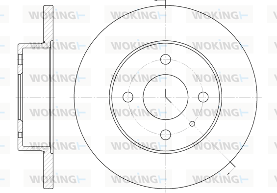 спирачен диск WOKING              