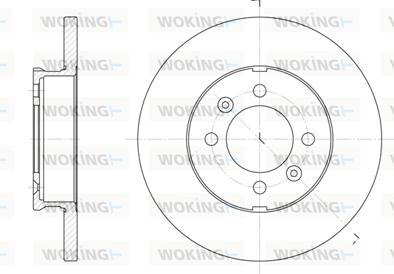 спирачен диск WOKING              