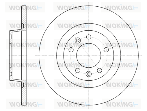 спирачен диск WOKING              