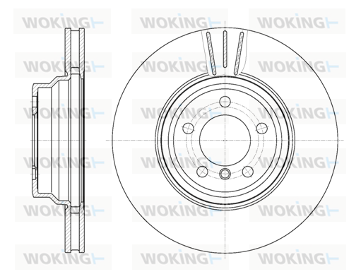 спирачен диск WOKING              