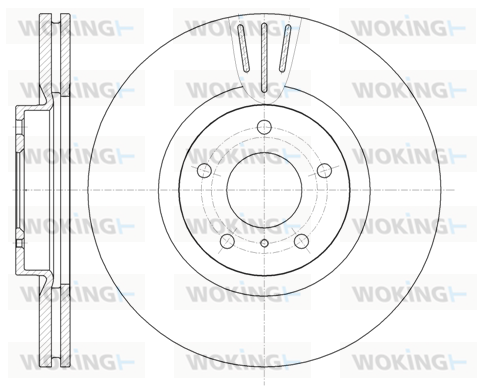 спирачен диск WOKING              