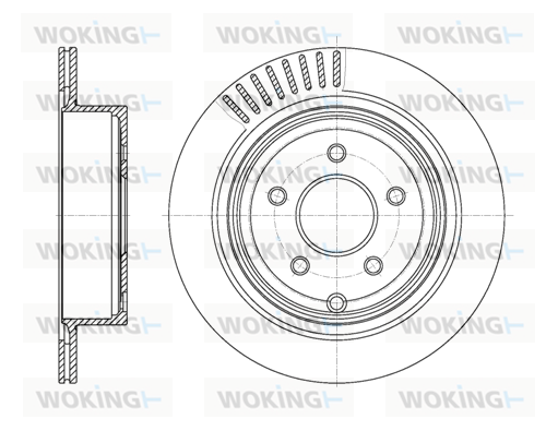 спирачен диск WOKING              