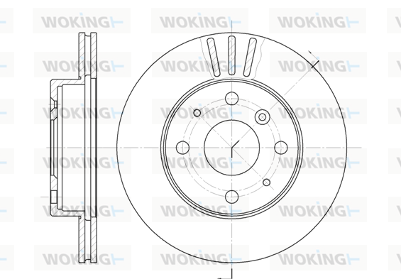 спирачен диск WOKING              