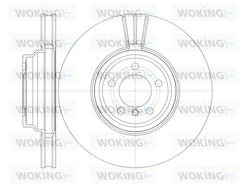 спирачен диск WOKING              