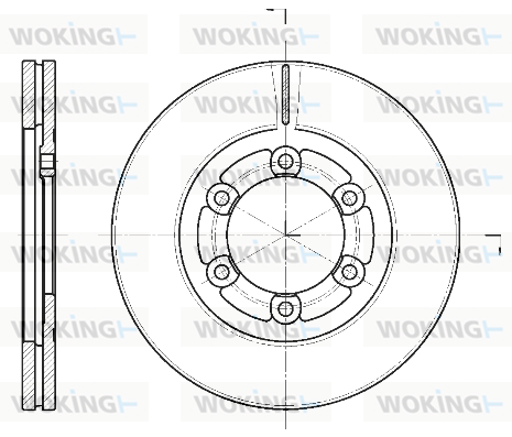 спирачен диск WOKING              