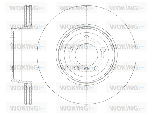 спирачен диск WOKING              