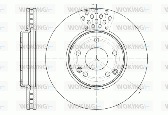 спирачен диск WOKING              