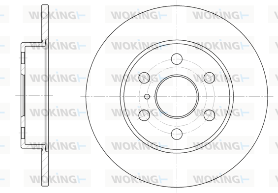 спирачен диск WOKING              