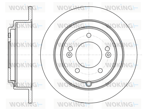 спирачен диск WOKING              
