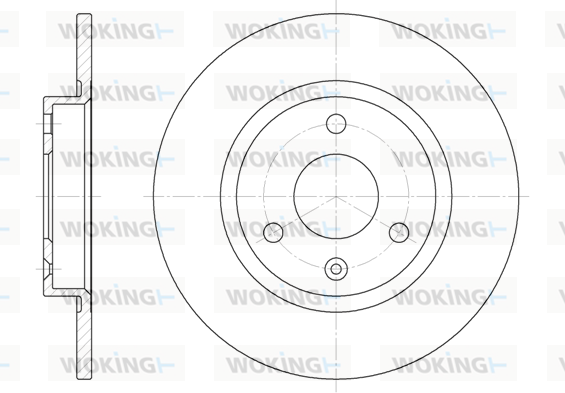 спирачен диск WOKING              