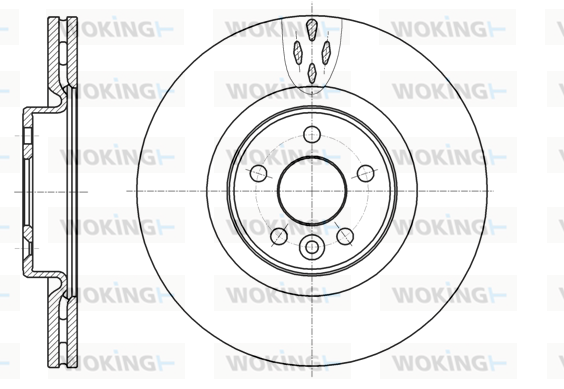 спирачен диск WOKING              