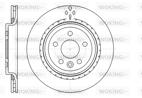 спирачен диск WOKING              