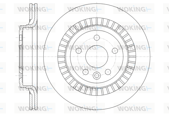 спирачен диск WOKING              