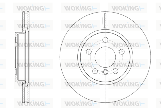спирачен диск WOKING              