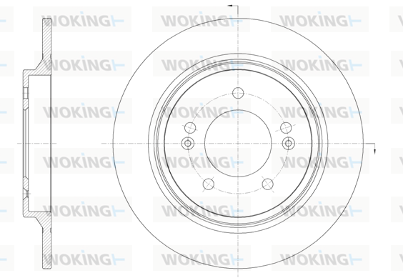 спирачен диск WOKING              