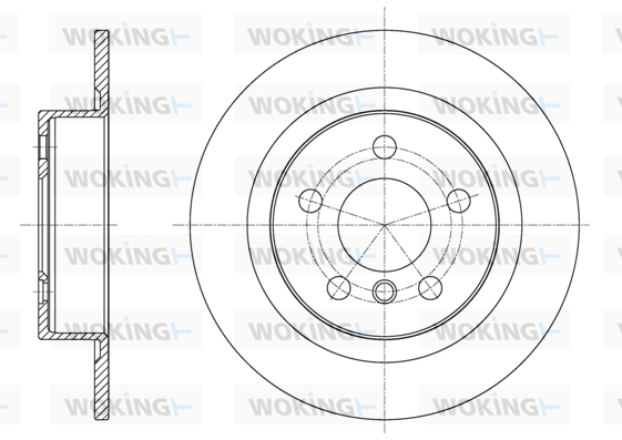 спирачен диск WOKING              