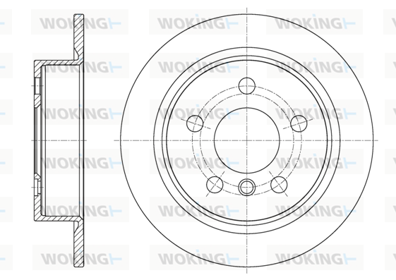 спирачен диск WOKING              