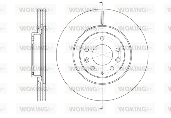 спирачен диск WOKING              