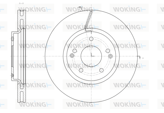 спирачен диск WOKING              