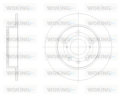 спирачен диск WOKING              