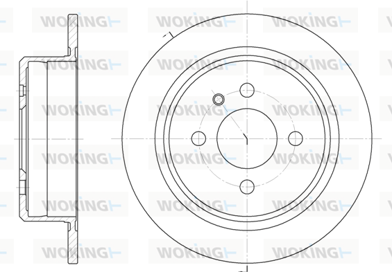 спирачен диск WOKING              