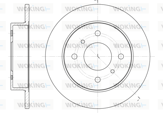 спирачен диск WOKING              