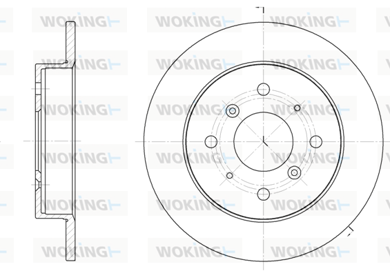 спирачен диск WOKING              