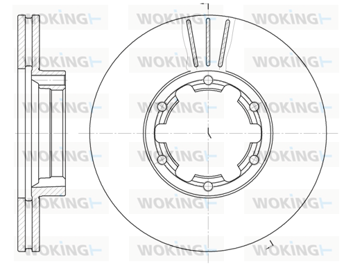 спирачен диск WOKING              