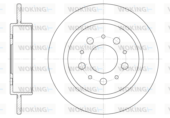 спирачен диск WOKING              