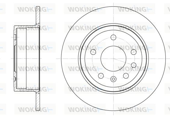 спирачен диск WOKING              