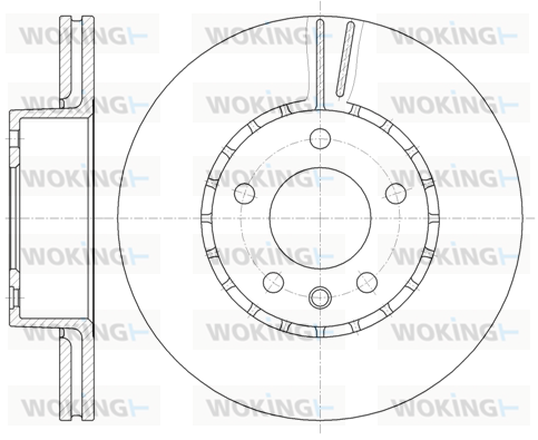 спирачен диск WOKING              