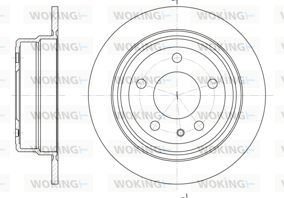 спирачен диск WOKING              