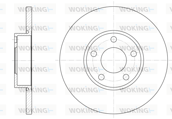 спирачен диск WOKING              
