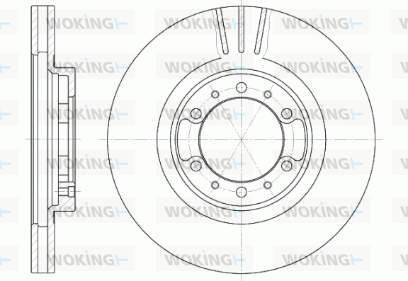 спирачен диск WOKING              