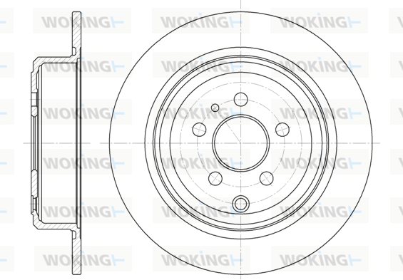 спирачен диск WOKING              