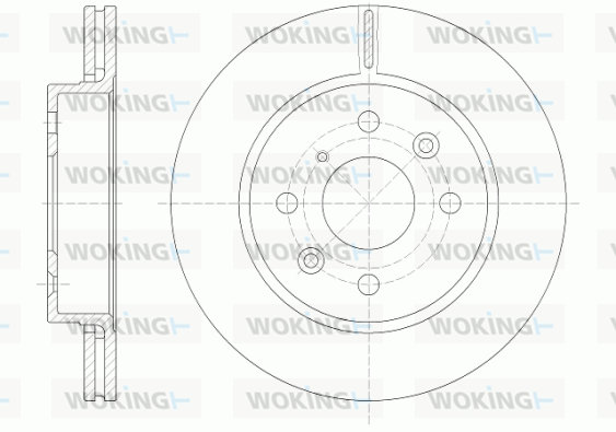 спирачен диск WOKING              