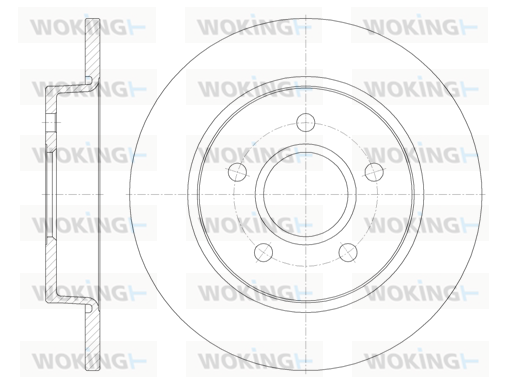 спирачен диск WOKING              