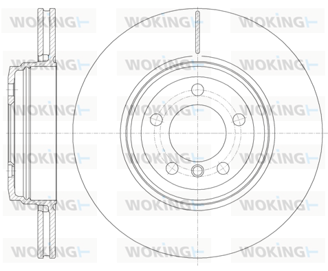 спирачен диск WOKING              