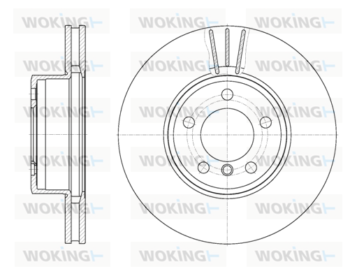 спирачен диск WOKING              