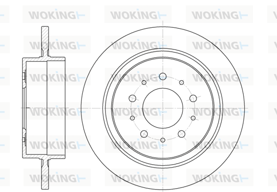 спирачен диск WOKING              