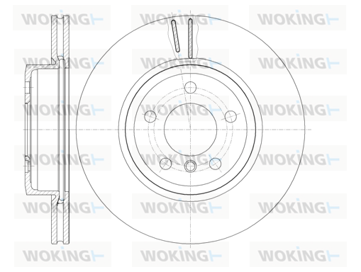 спирачен диск WOKING              