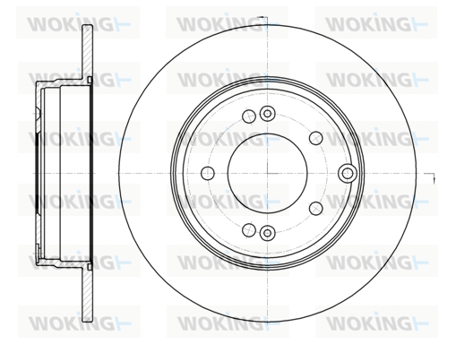 спирачен диск WOKING              