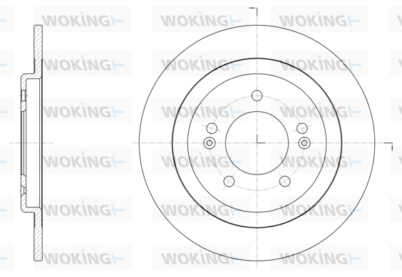 спирачен диск WOKING              