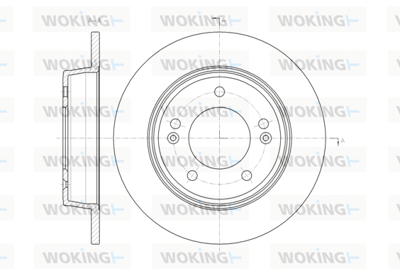 спирачен диск WOKING              